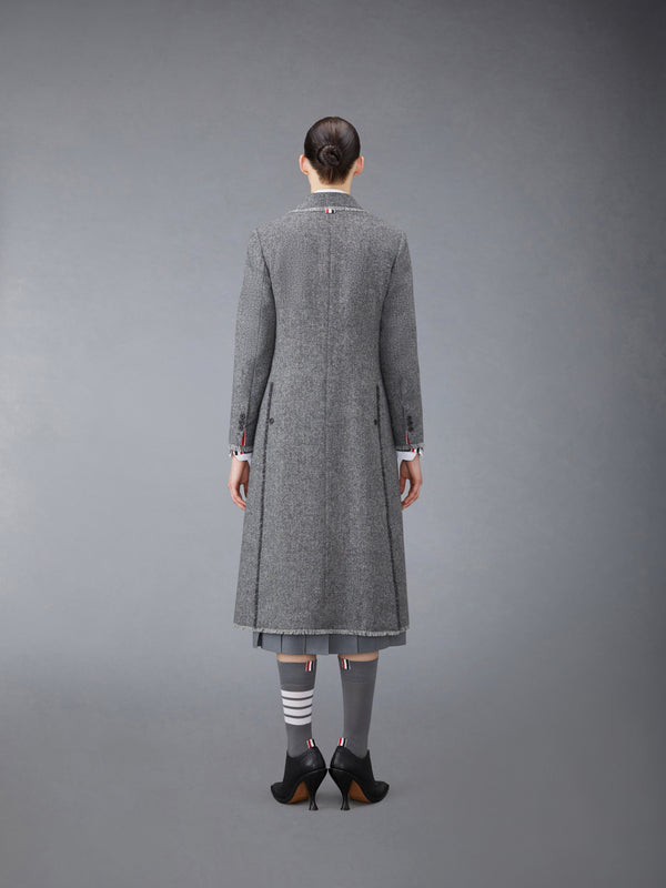 DONEGAL TWEED WIDE LAPEL OVERCOAT - image 2