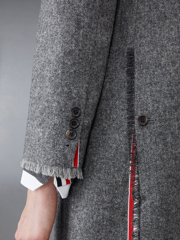 DONEGAL TWEED WIDE LAPEL OVERCOAT - image 4