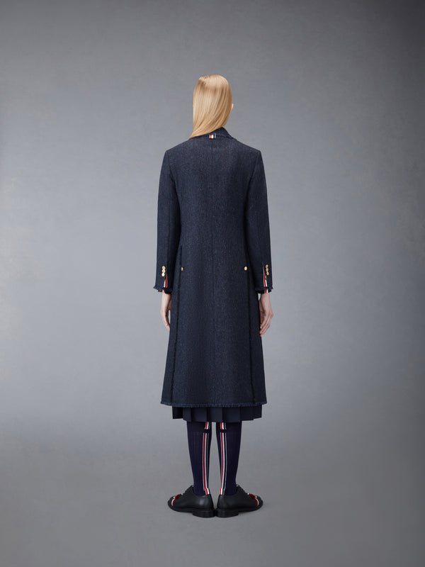 DONEGAL TWEED WIDE LAPEL OVERCOAT - image 2