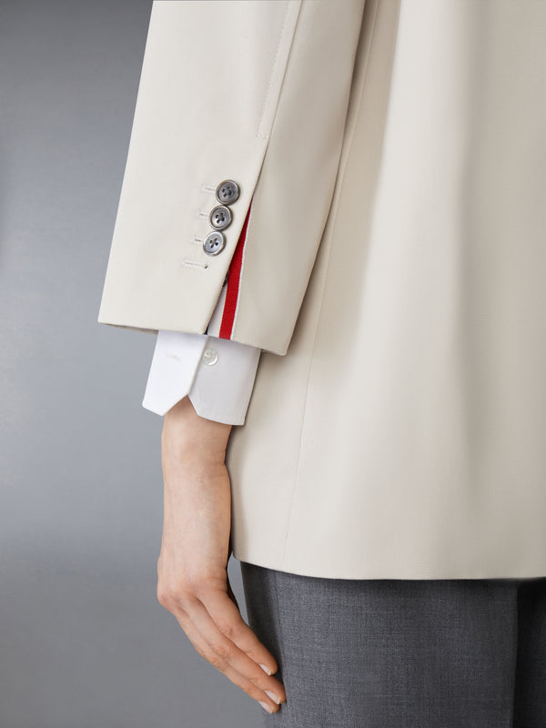 COTTON TWILL ARMBAND CROPPED CAR COAT - image 4