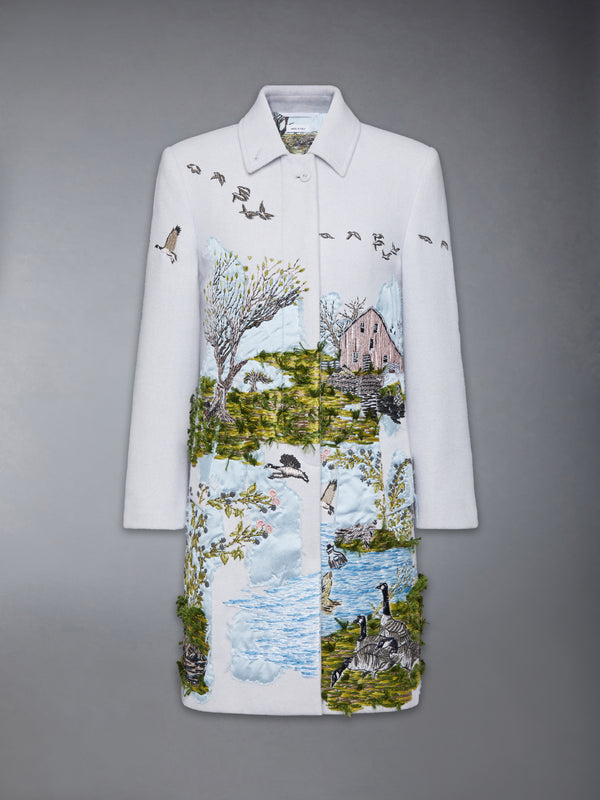 シーニック トワル アップリケ バルカラー オーバーコート - featured image