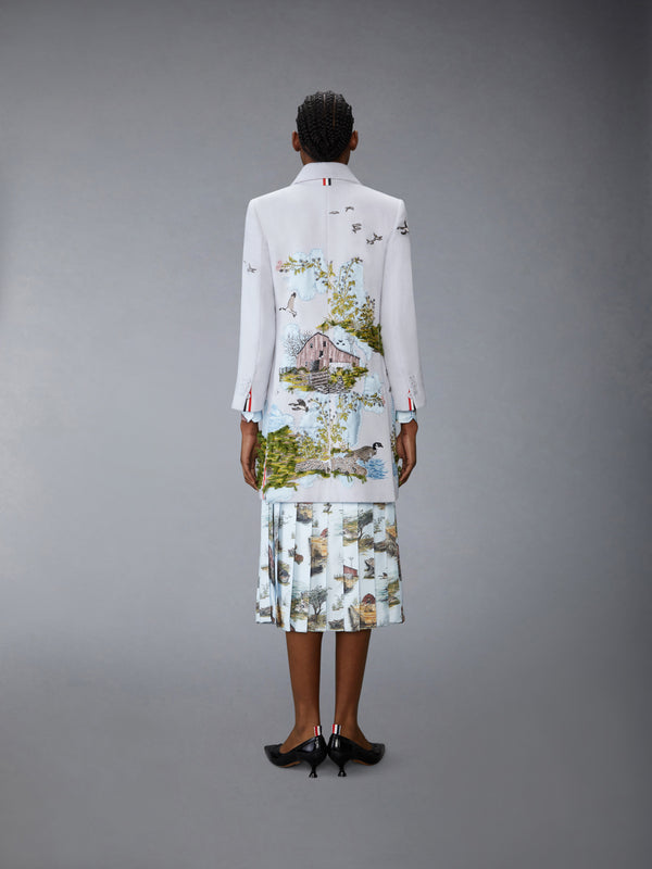 シーニック トワル アップリケ バルカラー オーバーコート - image 3