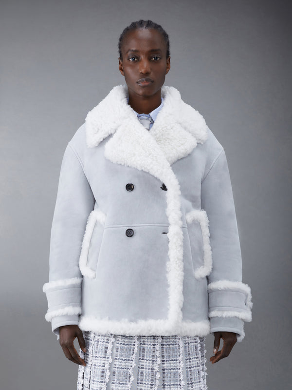 Shearling Pea Coat - featured image