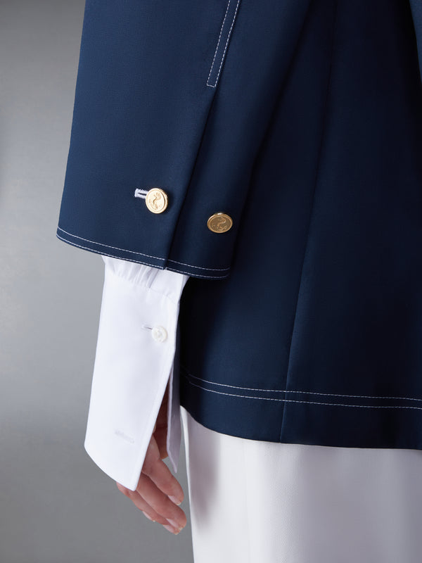 MACKINTOSH CROPPED BOX PLEAT CAR COAT - image 4