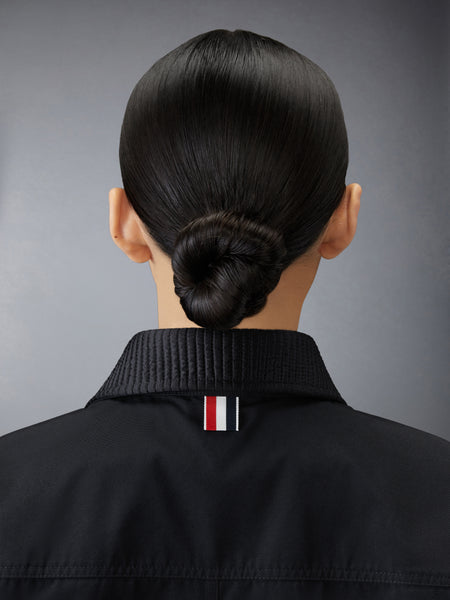 TYPEWRITER CLOTH GARDENING COAT BLACK