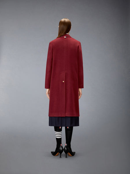 CASHMERE BELL SLEEVE OVERCOAT BURGUNDY
