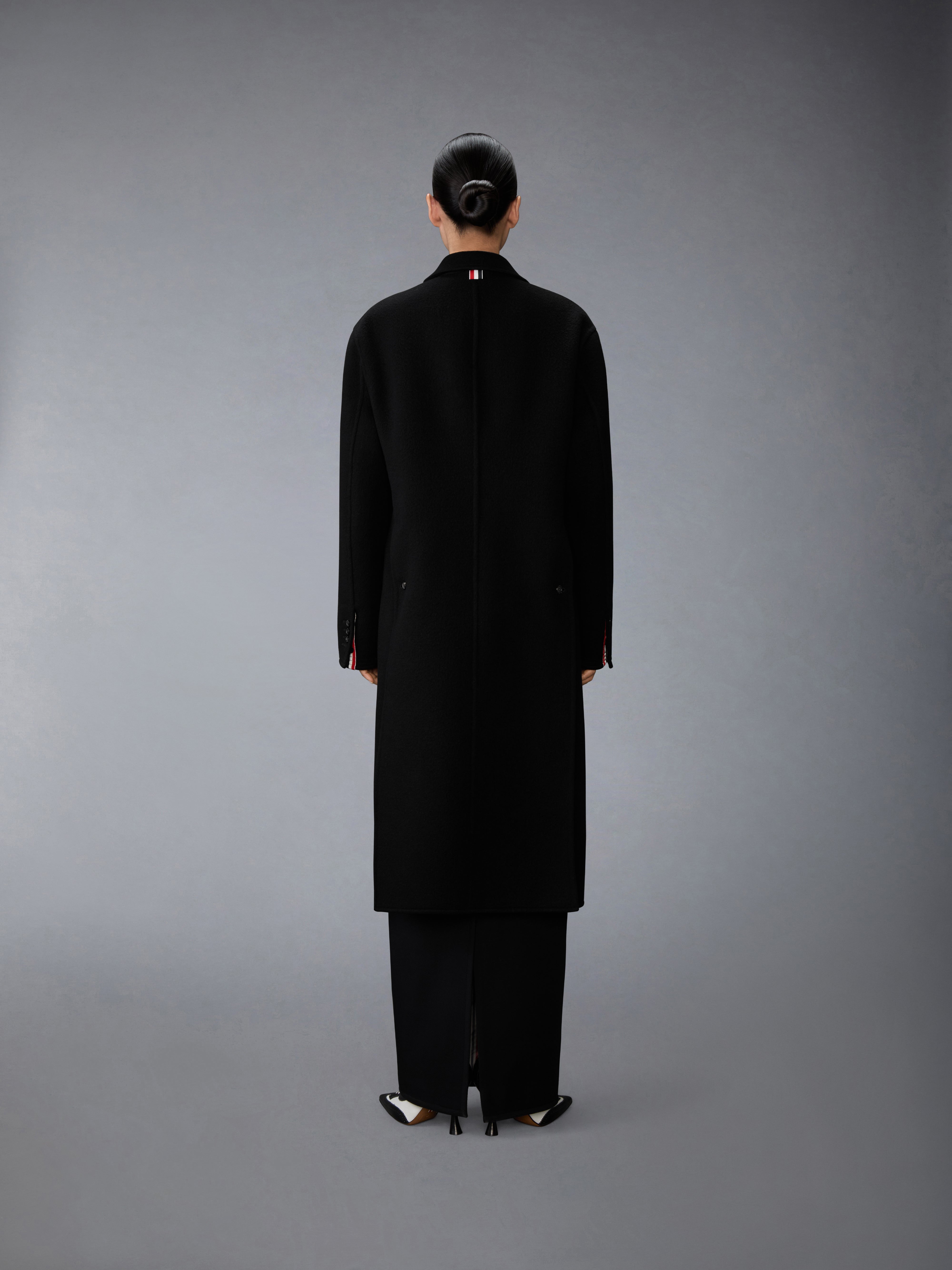 圧縮ウール カシミヤ チェスターフィールド コート | Thom Browne