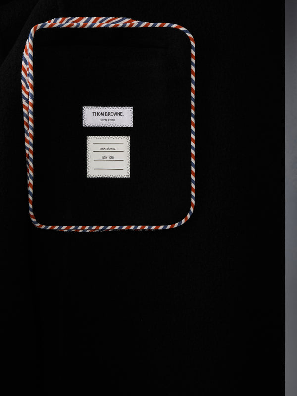 BOILED WOOL CASHMERE CHESTERFIELD COAT - image 4