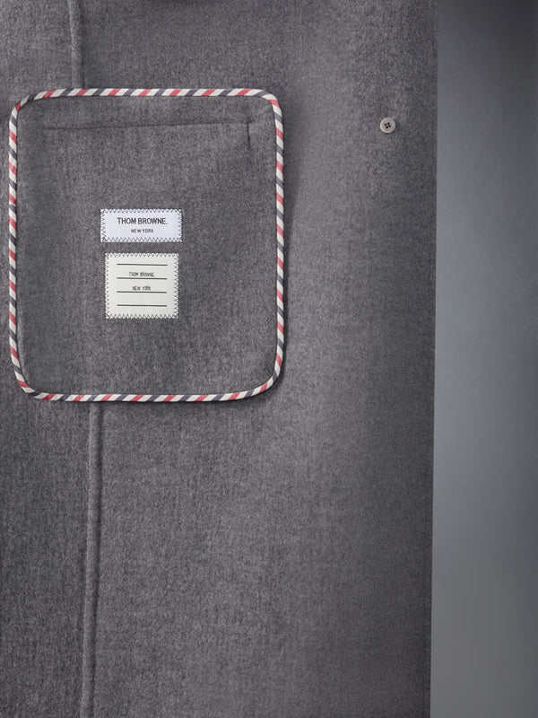 UNCONSTRUCTED BOILED WOOL CHESTERFIELD OVERCOAT - image 5