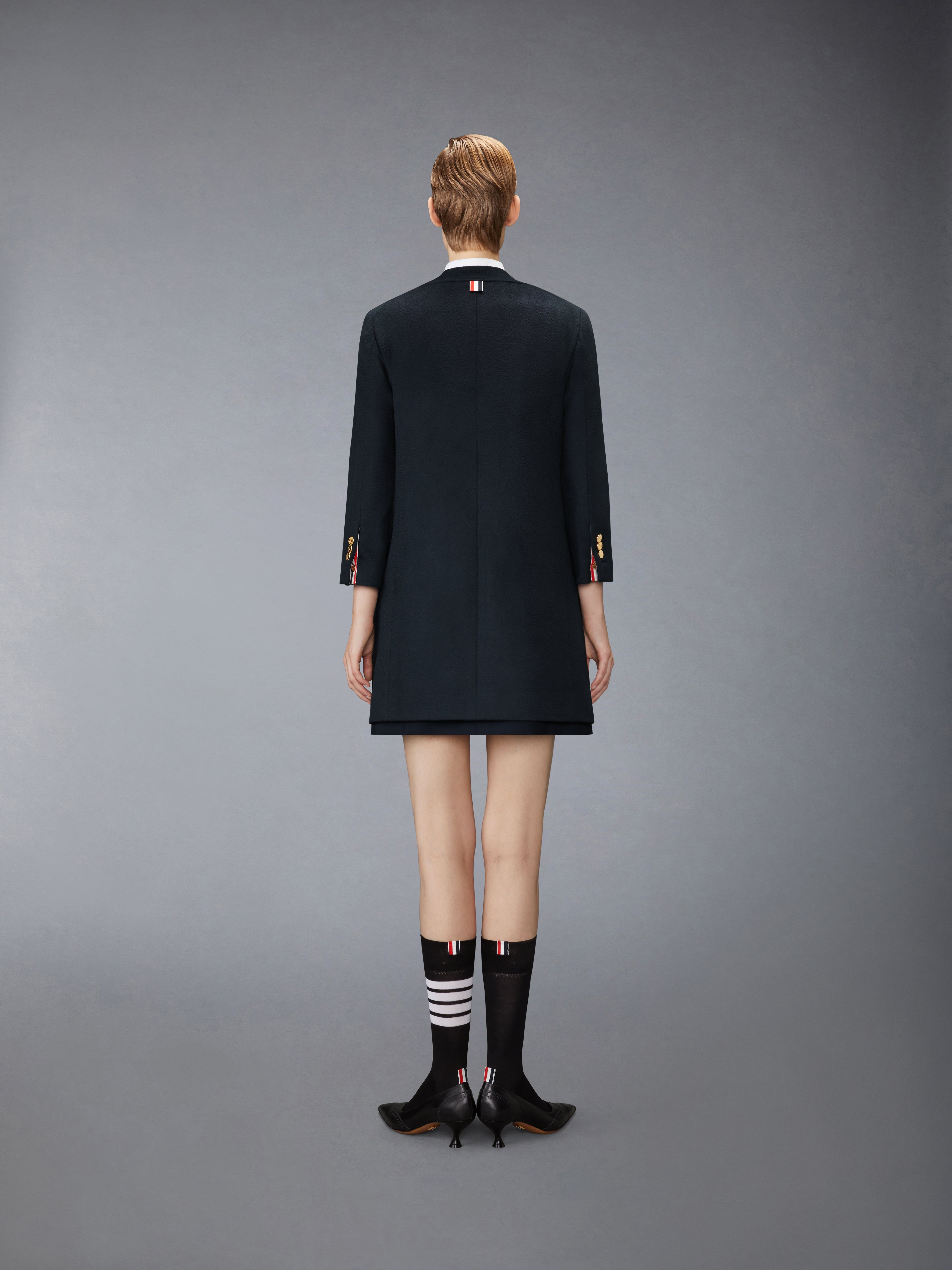 Cashmere Zibeline Finish Cardigan Coat | Thom Browne
