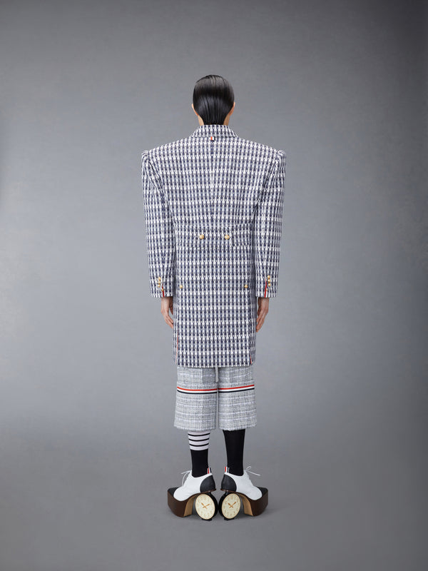 GROSGRAIN TWEED OVERSIZED BAL COLLAR OVERCOAT - image 2