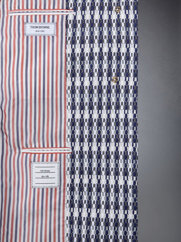 GROSGRAIN TWEED OVERSIZED BAL COLLAR OVERCOAT - image 5