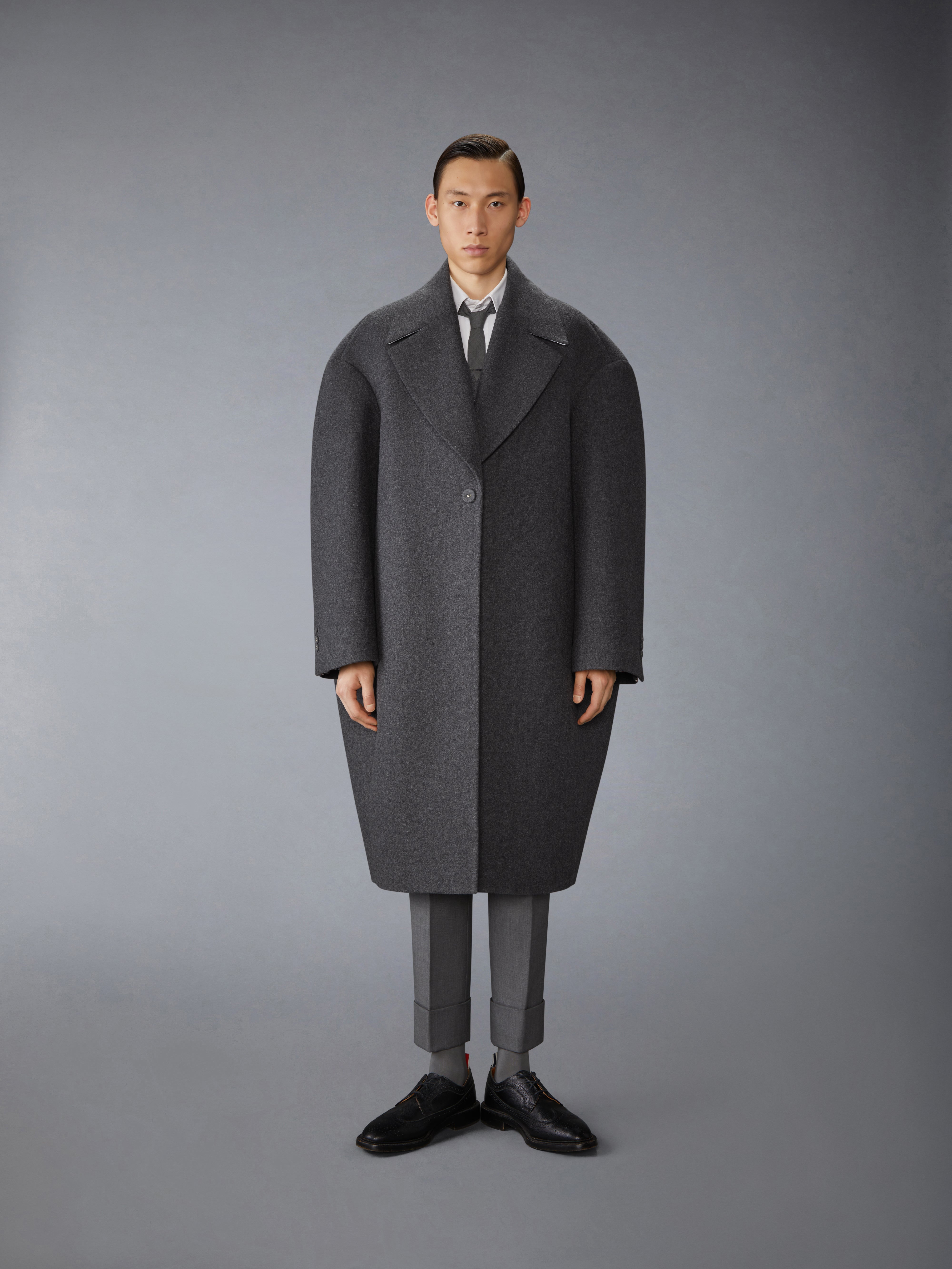 メルトン コクーン コート | Thom Browne