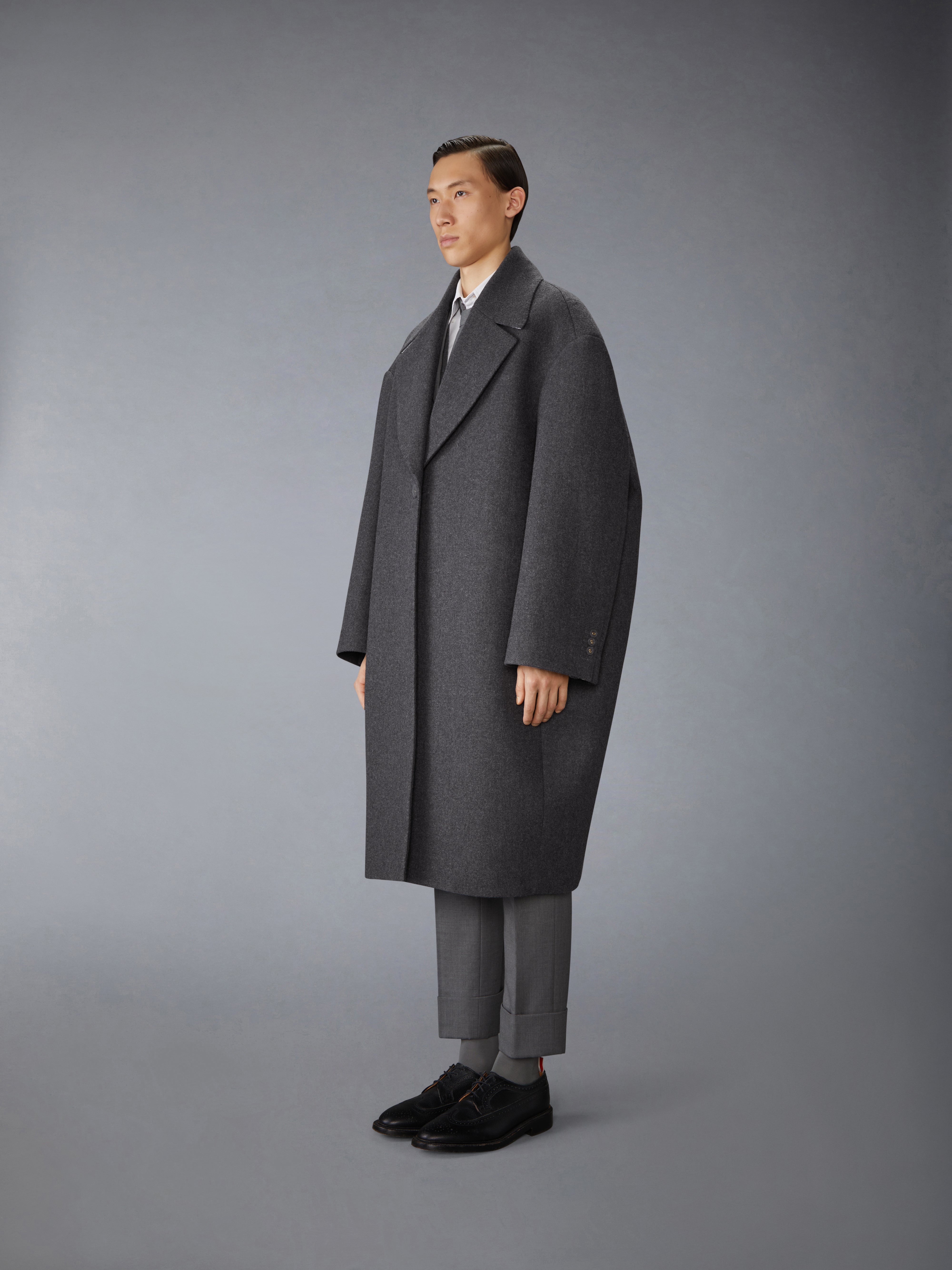 メルトン コクーン コート | Thom Browne