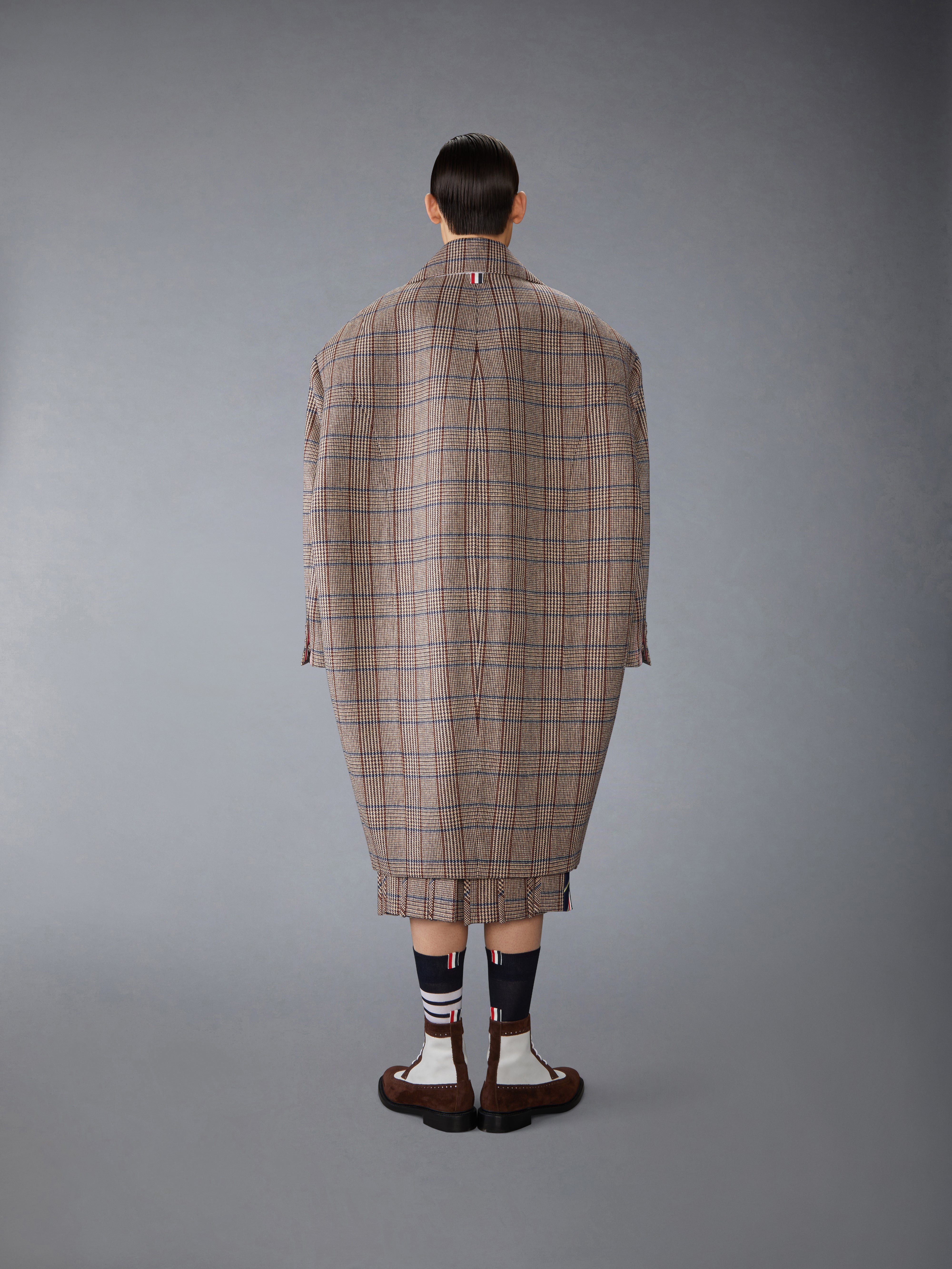 Hunting Tweed Cocoon Coat | Thom Browne