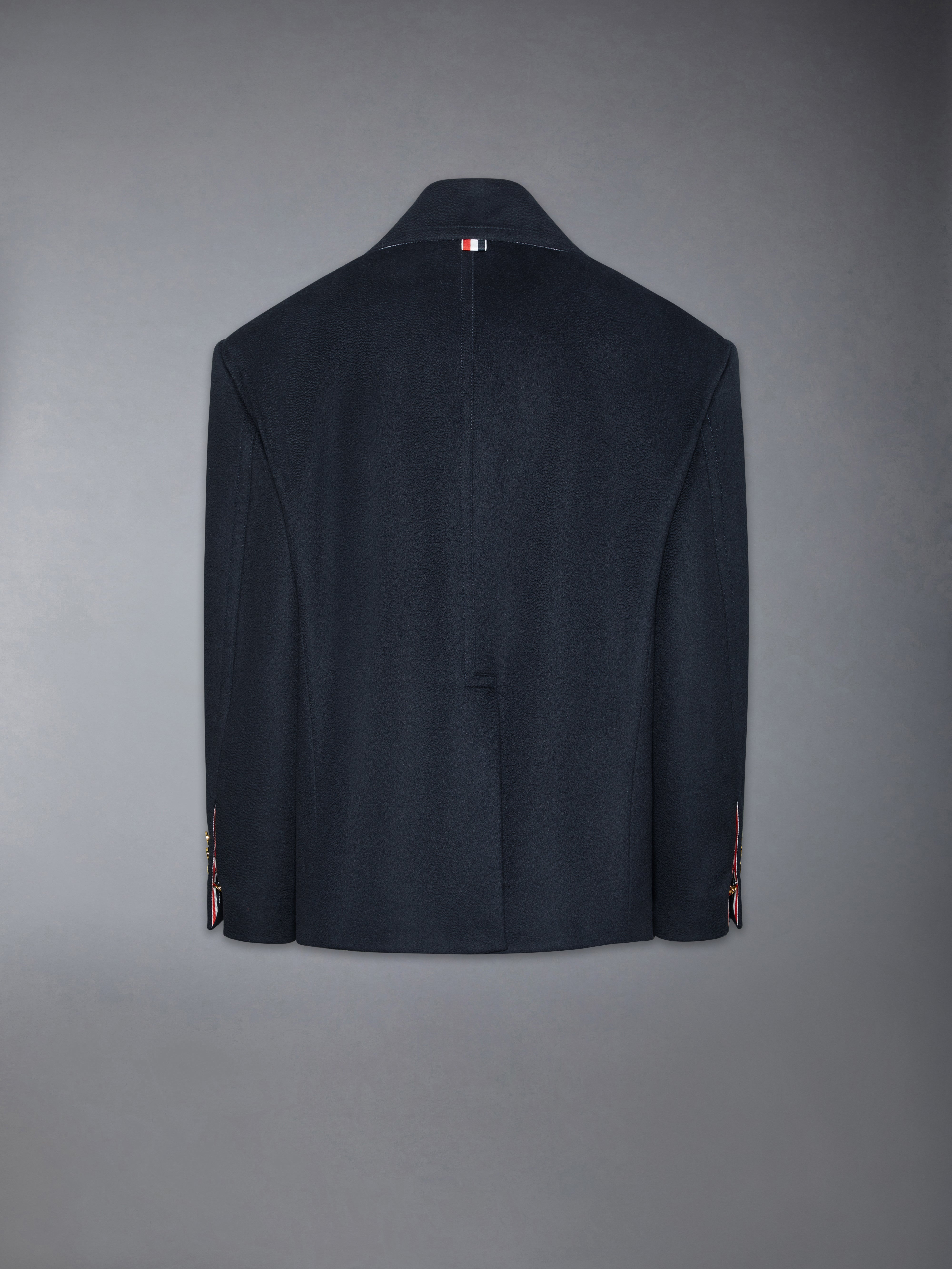 Ziberline Finish Cashmere Oversized Peacoat | Thom Browne