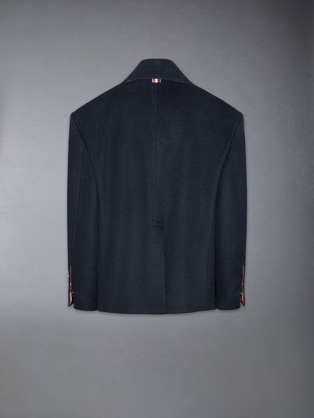 ZIBERLINE FINISH CASHMERE OVERSIZED PEACOAT