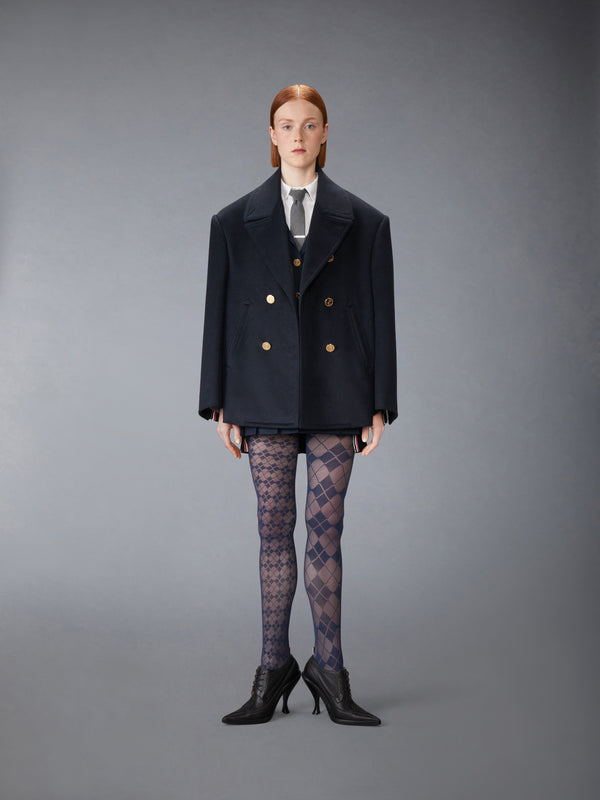 ZIBERLINE FINISH CASHMERE OVERSIZED PEACOAT - image 3