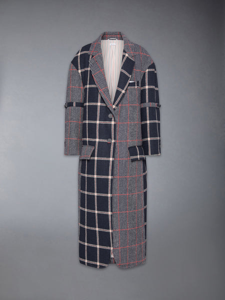 FUNMIX PRINCE OF WALES ARMBAND OVERCOAT