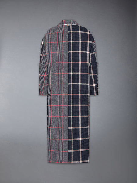 FUNMIX PRINCE OF WALES ARMBAND OVERCOAT