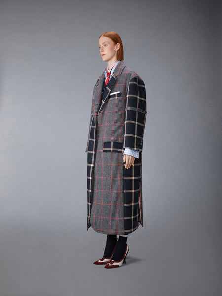 FUNMIX PRINCE OF WALES ARMBAND OVERCOAT