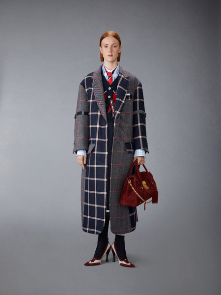 FUNMIX PRINCE OF WALES ARMBAND OVERCOAT