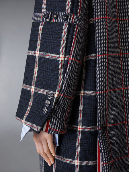 FUNMIX PRINCE OF WALES ARMBAND OVERCOAT