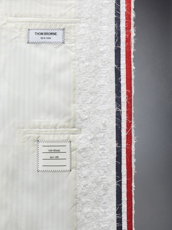 SATIN RIBBON TWEED RAGLAN COAT - image 5