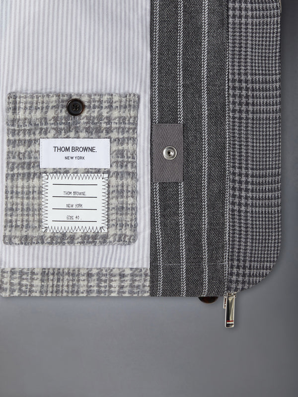 HIGH TWIST WOOL FUNMIX CROPPED TAILORED PARKA - image 8