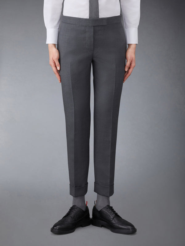 TWILL LOW RISE SKINNY TROUSERS - featured image