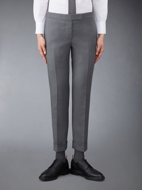 TWILL LOW RISE SKINNY TROUSERS - featured image