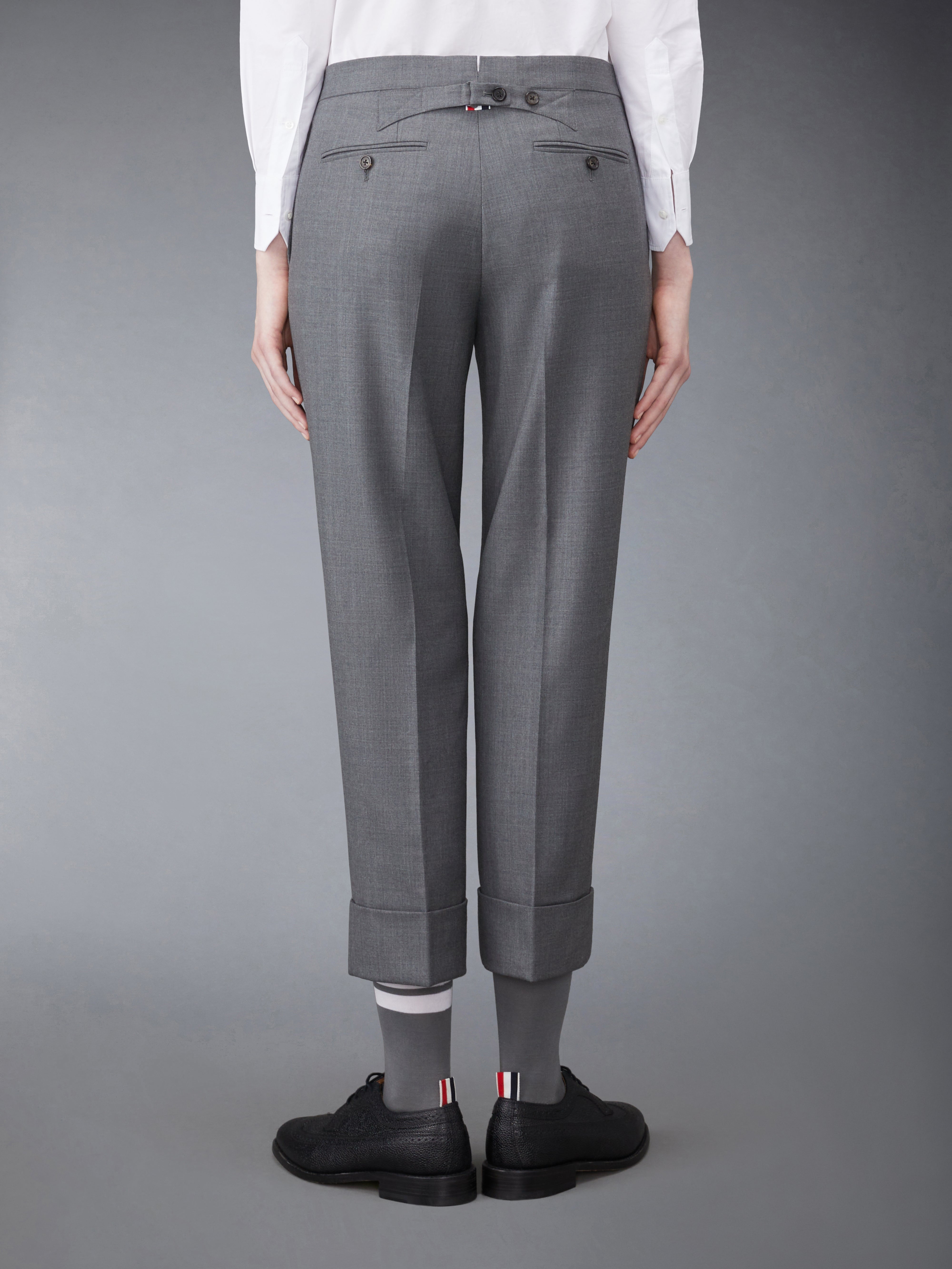 Twill Classic Backstrap Trousers | Thom Browne