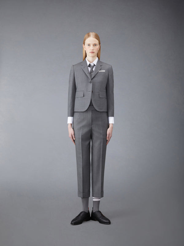 TWILL LOW RISE SLIM TROUSERS - image 3