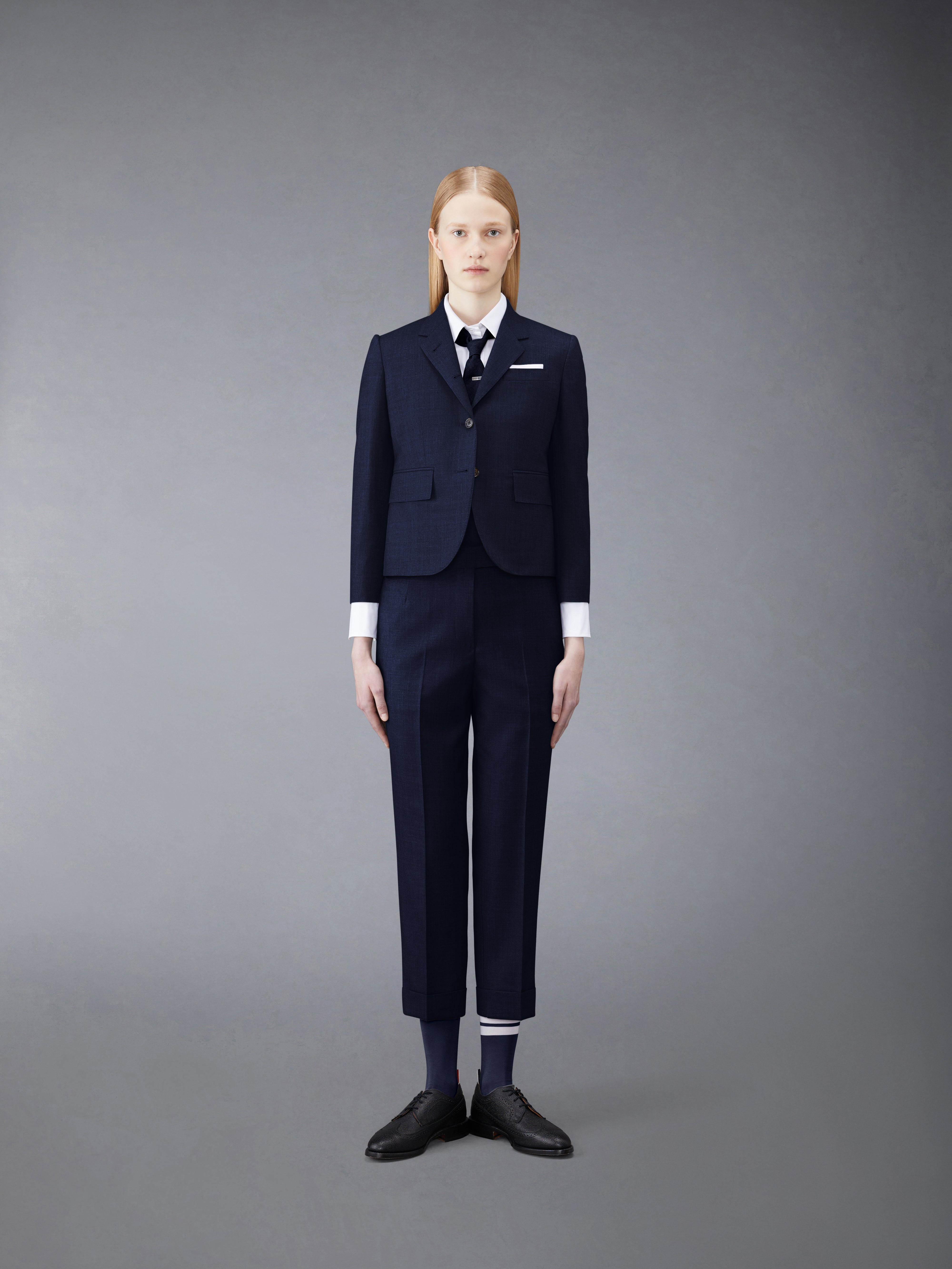 Twill Low Rise Slim Trousers | Thom Browne