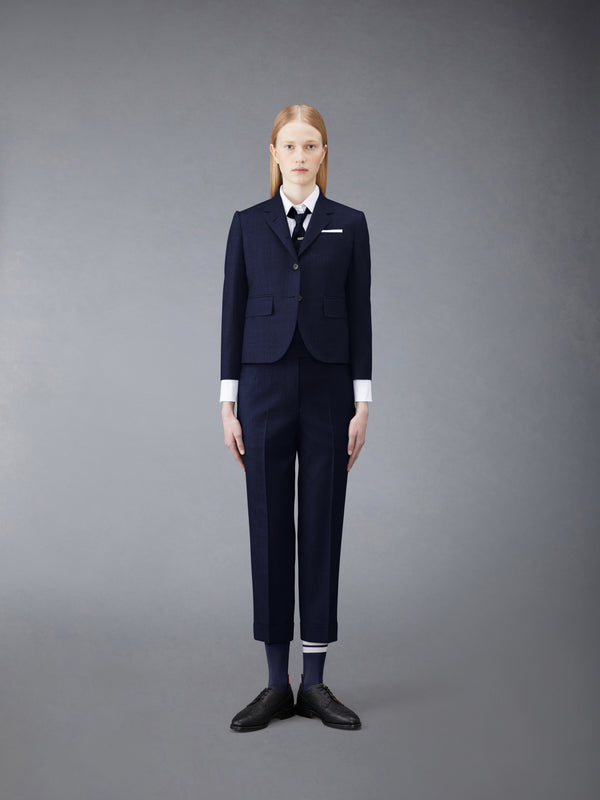 TWILL LOW RISE SLIM TROUSERS - image 3
