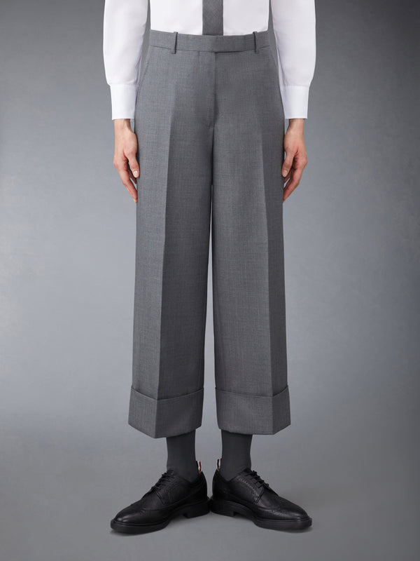 TWILL SACK TROUSERS - featured image