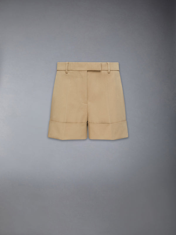 PIECE DYED COTTON GABARDINE BELTLOOP SACK SHORT - featured image