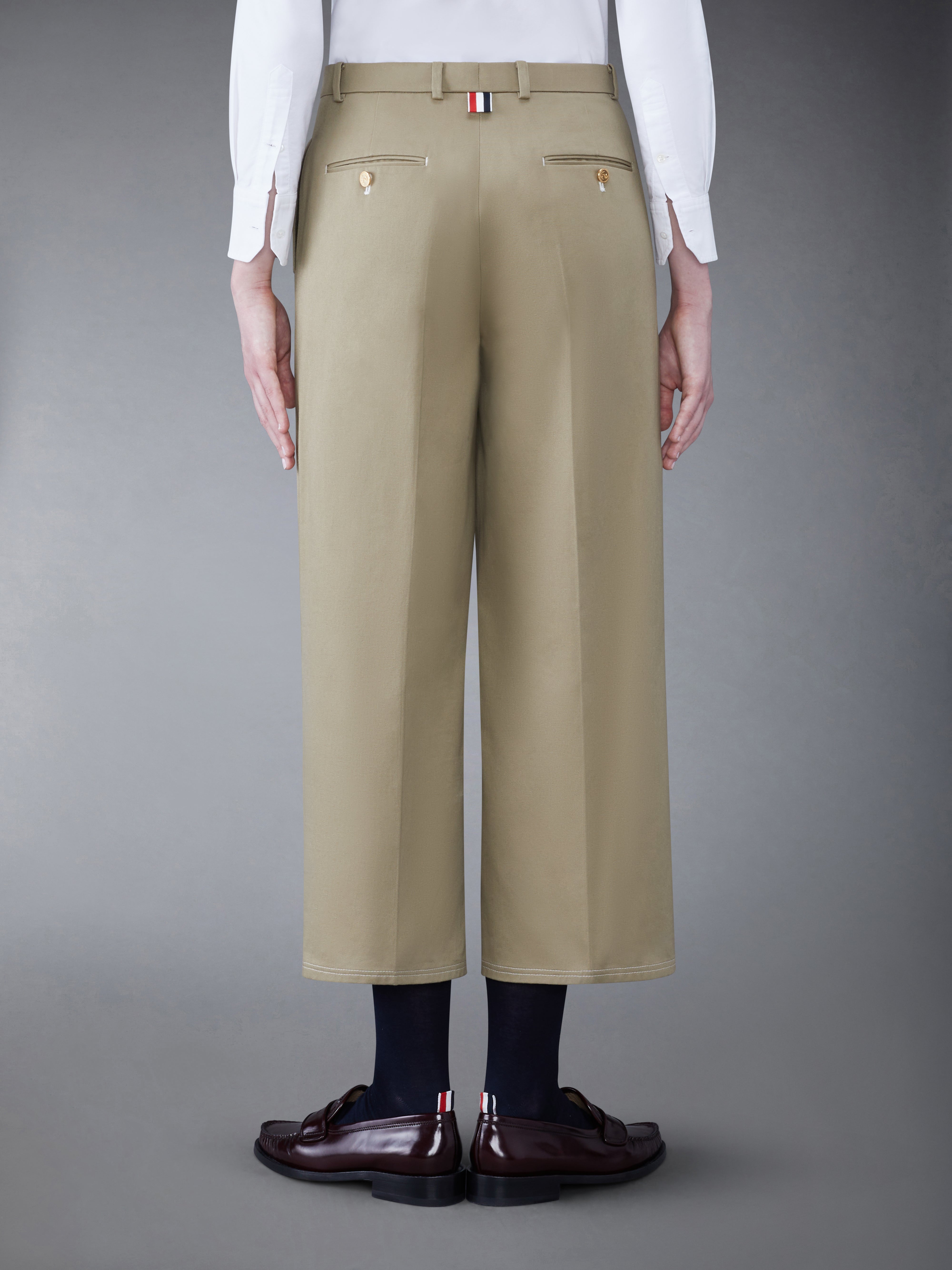 ツイル リラックス プリーツ トラウザー | Thom Browne