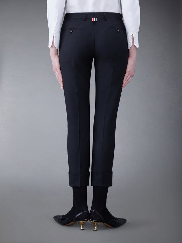 TWILL LOW RISE CIGARETTE TROUSER - image 2