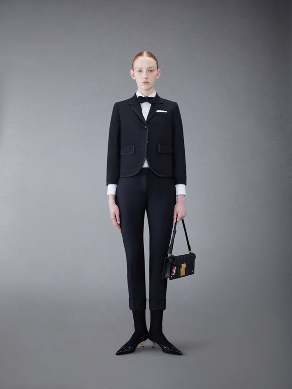 TWILL LOW RISE CIGARETTE TROUSER - image 3