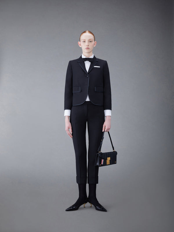 WOOL LOW RISE CIGARETTE TROUSERS - image 3
