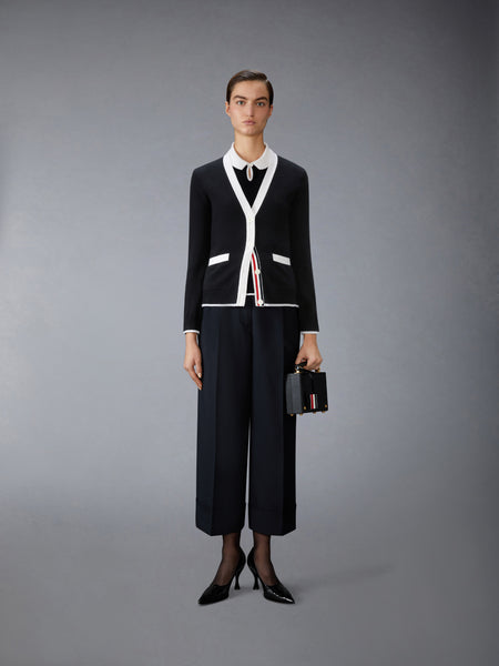 SCHOOL UNIFORM PLAIN WEAVE DOUBLE PLEAT TROUSER