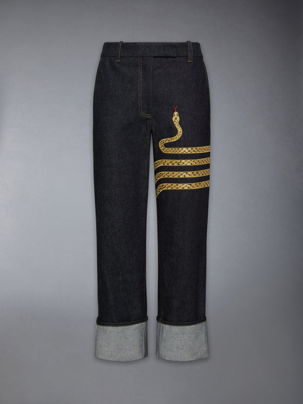 LUNAR NEW YEAR DENIM TROUSER - featured image