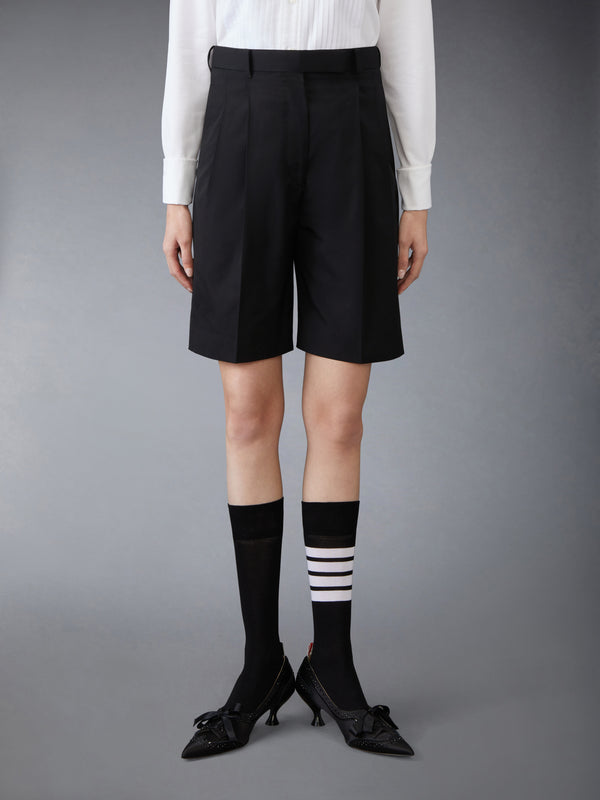 TYPEWRITER CLOTH DOUBLE PLEAT SHORTS - image 1