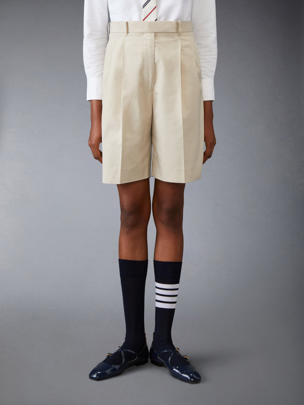 TYPEWRITER CLOTH DOUBLE PLEAT SHORTS - image 1