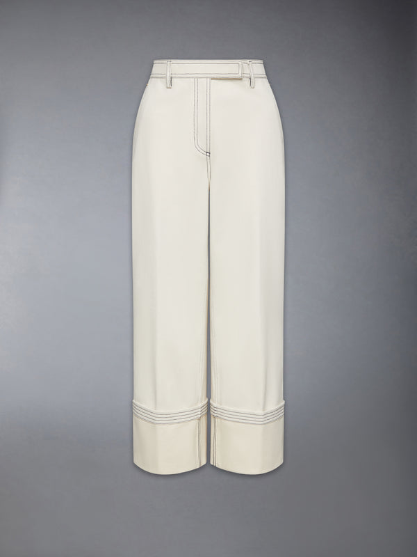 SELVEDGE DENIM WIDE LEG TROUSER - featured image