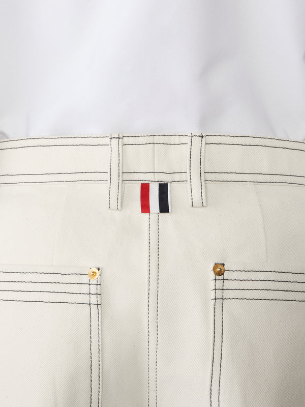 SELVEDGE DENIM WIDE LEG TROUSER - image 4