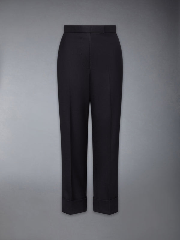 SUPER 120'S WOOL TWILL TUXEDO STRIPE TROUSER - featured image