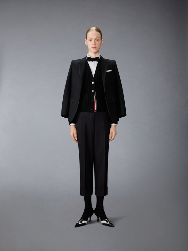SUPER 120'S WOOL TWILL TUXEDO STRIPE TROUSER - image 3