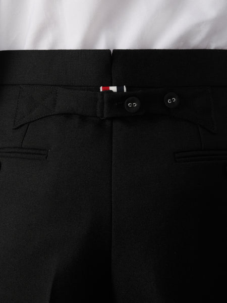 3-플라이 울 모헤어 버뮤다 쇼츠 블랙